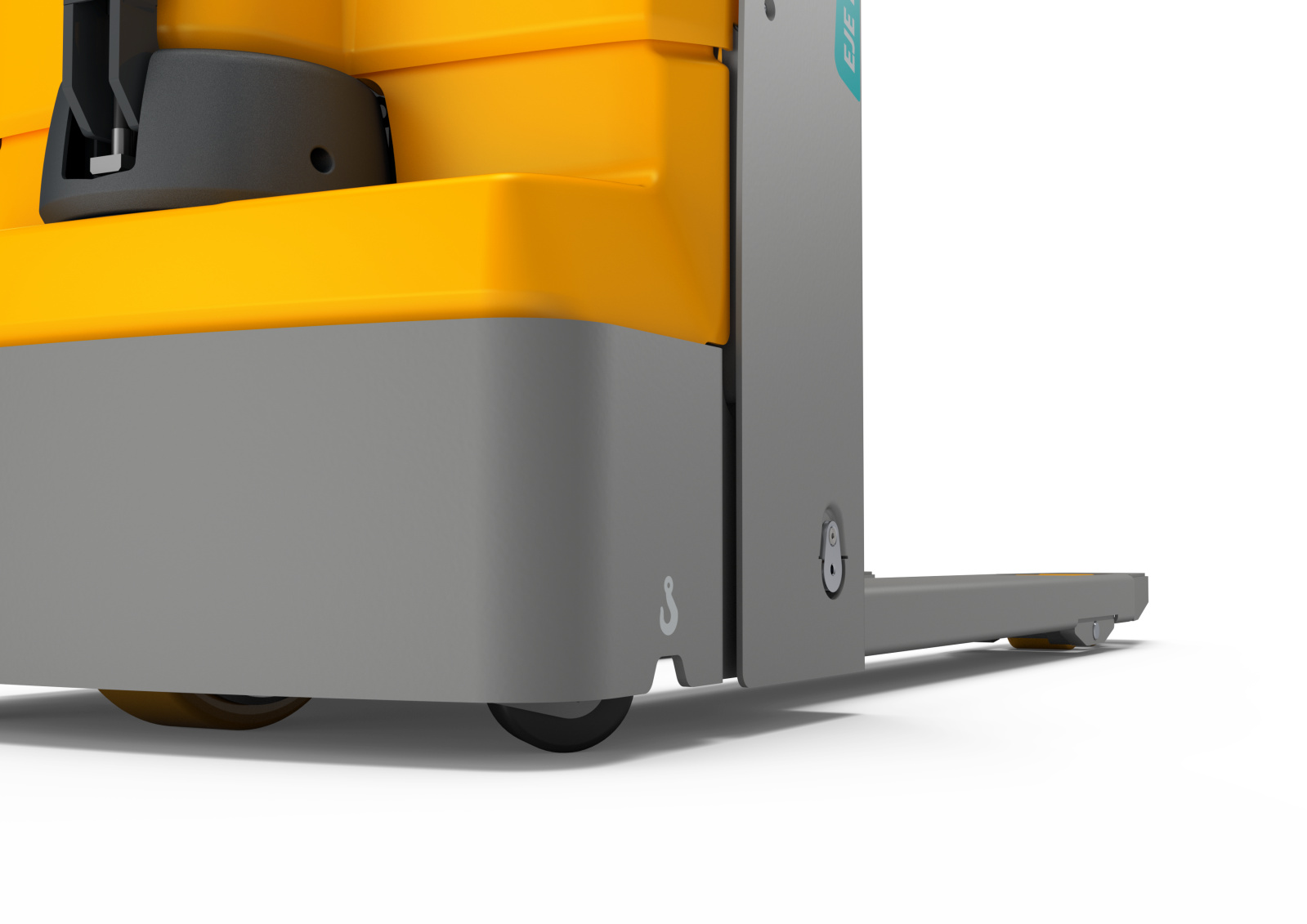 The EJE M13 and EJE M15 have two sprung support rollers