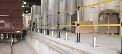 When are retractable safety barriers necessary?