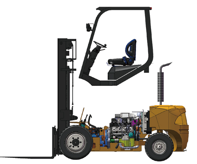 Xe Nâng LPG/Gas N Series 1.5T-1.8T