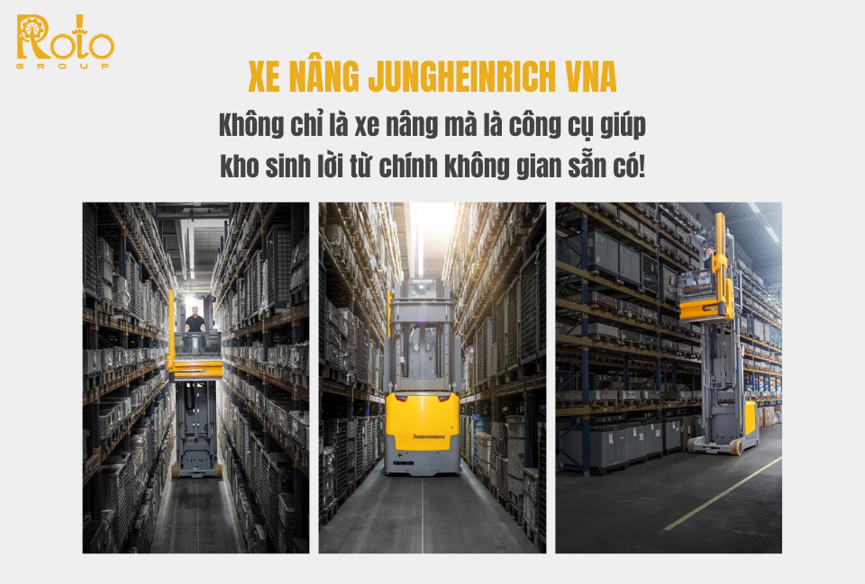 Khi nào doanh nghiệp nên đầu tư xe nâng VNA của Jungheinrich?