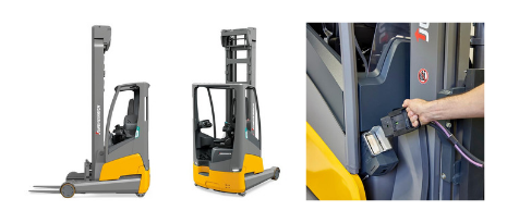 Xe Nâng Điện Tầm Cao ETV 216i Tích Hợp Bình Lithium-Ion Đầu Tiên Trên Thế Giới